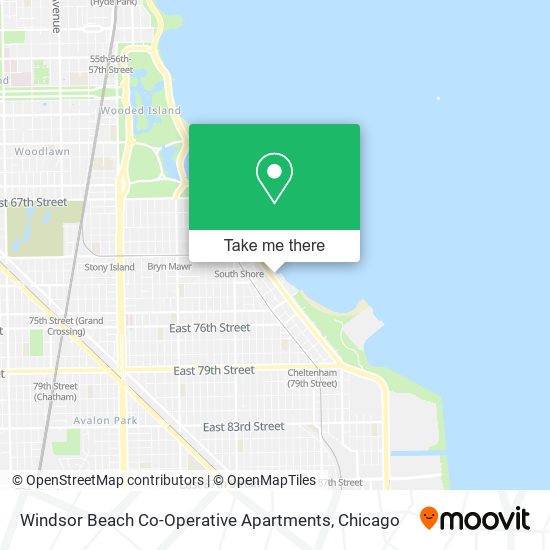 Mapa de Windsor Beach Co-Operative Apartments