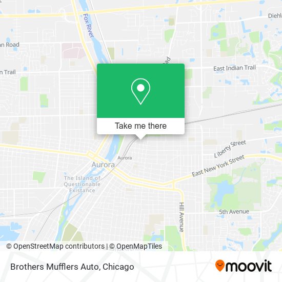 Brothers Mufflers Auto map