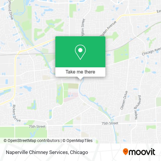 Naperville Chimney Services map