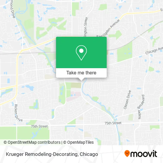 Krueger Remodeling-Decorating map