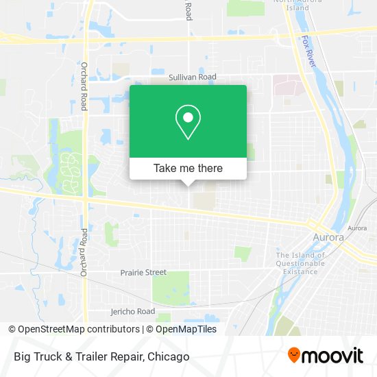 Big Truck & Trailer Repair map