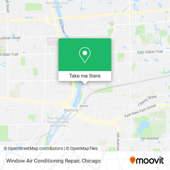Window Air Conditioning Repair map