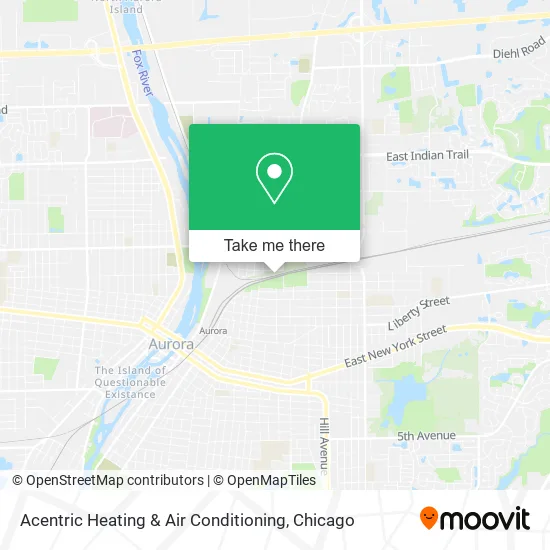 Mapa de Acentric Heating & Air Conditioning