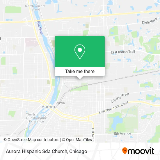 Aurora Hispanic Sda Church map