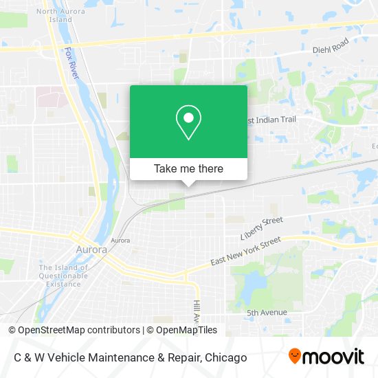 C & W Vehicle Maintenance & Repair map