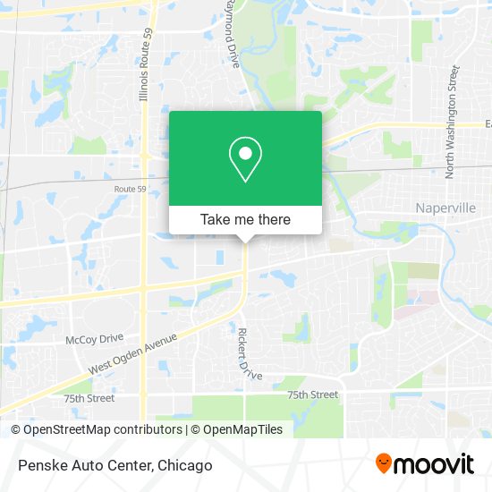 Mapa de Penske Auto Center
