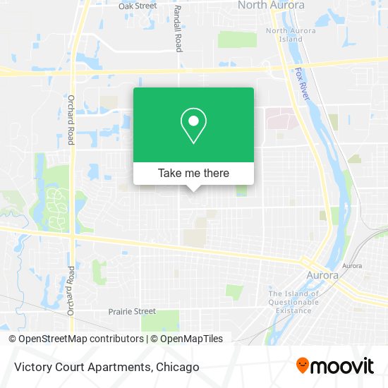 Victory Court Apartments map