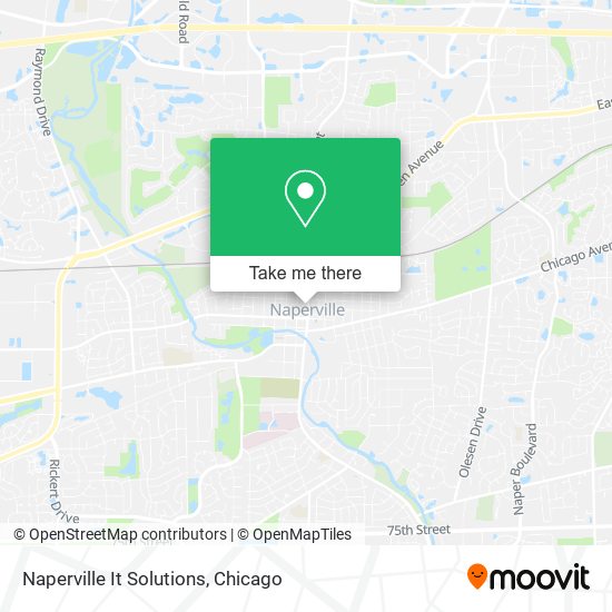 Naperville It Solutions map