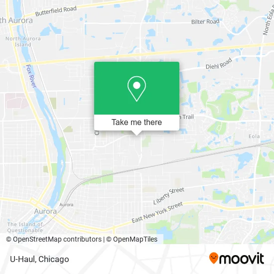 U-Haul map