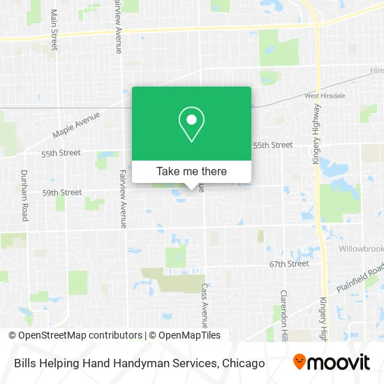 Mapa de Bills Helping Hand Handyman Services