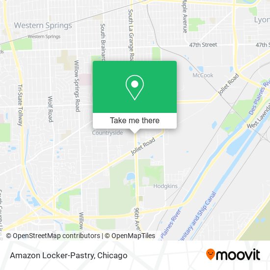 Amazon Locker-Pastry map