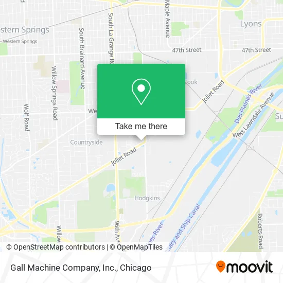 Gall Machine Company, Inc. map