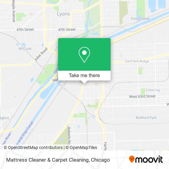 Mattress Cleaner & Carpet Cleaning map