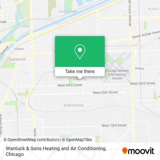 Wantuck & Sons Heating and Air Conditioning map