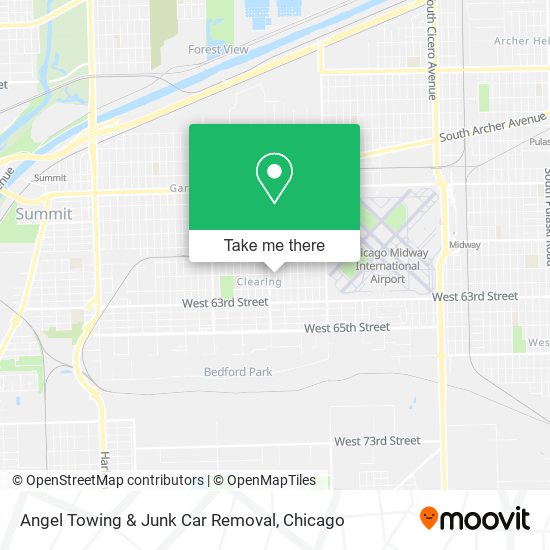 Mapa de Angel Towing & Junk Car Removal
