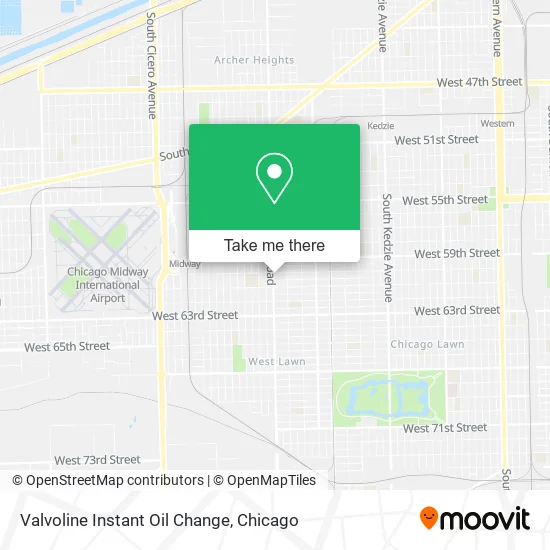 Valvoline Instant Oil Change map