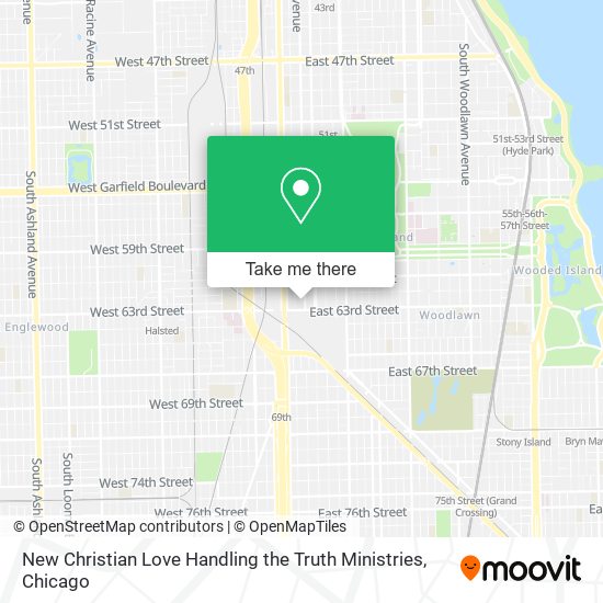 New Christian Love Handling the Truth Ministries map