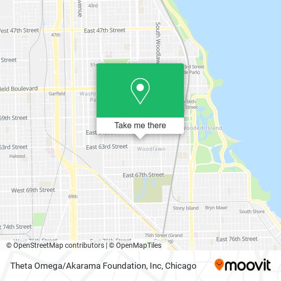 Theta Omega / Akarama Foundation, Inc map