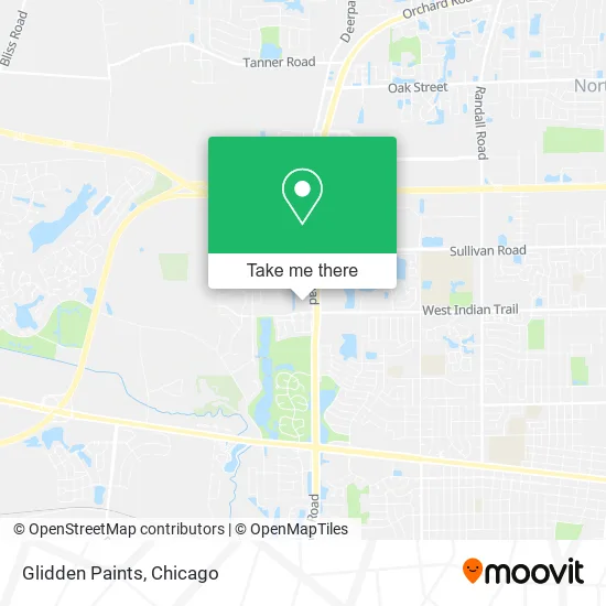 Glidden Paints map