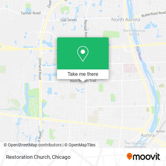 Restoration Church map