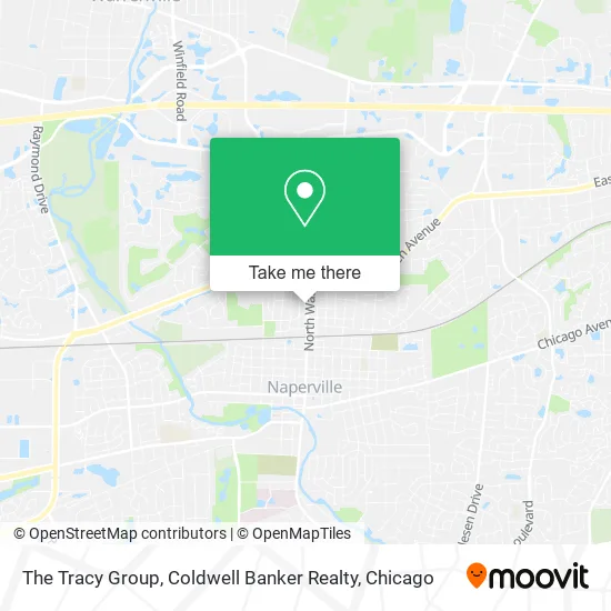 The Tracy Group, Coldwell Banker Realty map