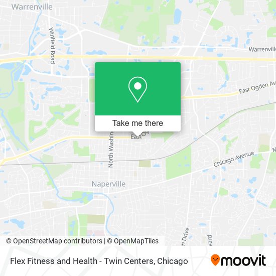 Mapa de Flex Fitness and Health - Twin Centers