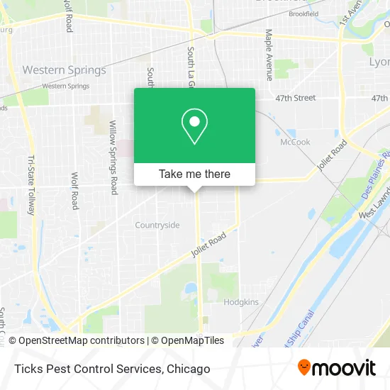 Ticks Pest Control Services map