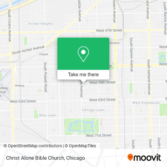 Christ Alone Bible Church map