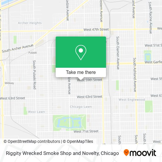 Mapa de Riggity Wrecked Smoke Shop and Novelty