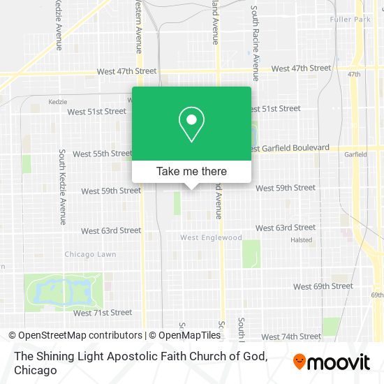 The Shining Light Apostolic Faith Church of God map