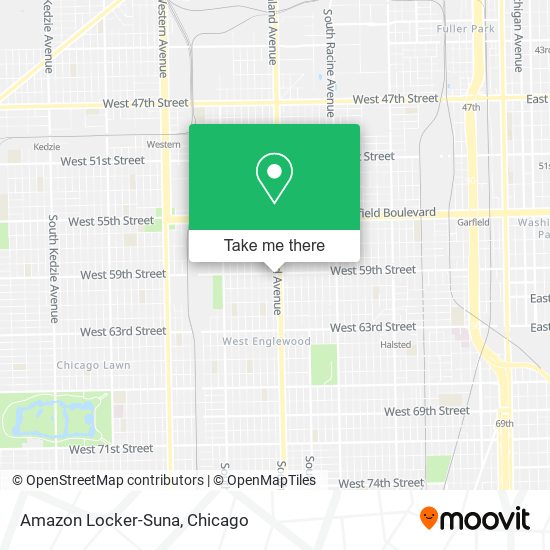 Amazon Locker-Suna map
