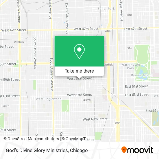 Mapa de God's Divine Glory Ministries