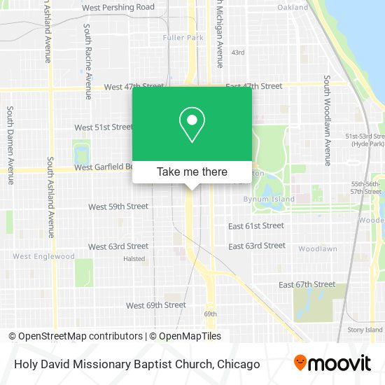 Mapa de Holy David Missionary Baptist Church