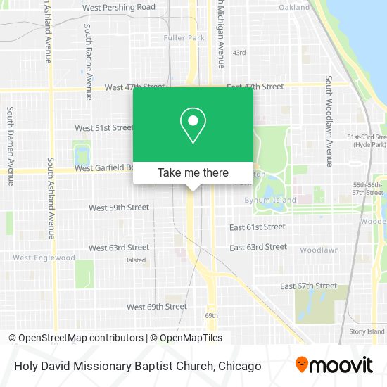 Holy David Missionary Baptist Church map