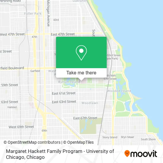Margaret Hackett Family Program - University of Chicago map