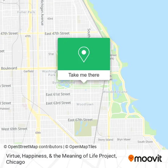 Mapa de Virtue, Happiness, & the Meaning of Life Project