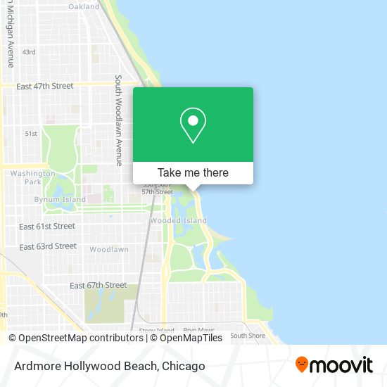 Ardmore Hollywood Beach map