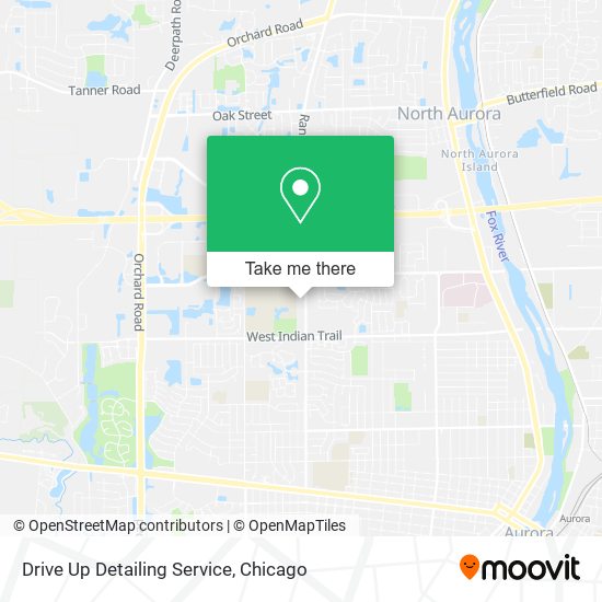 Mapa de Drive Up Detailing Service