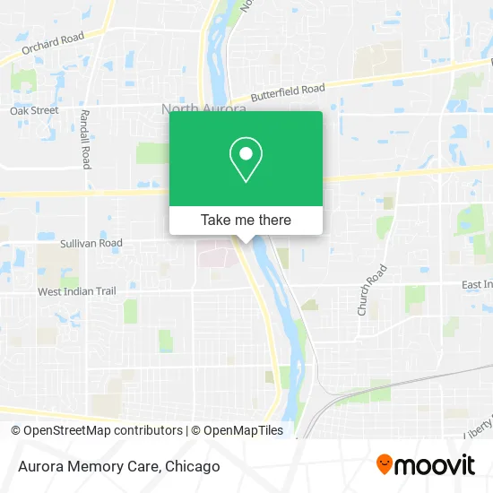 Aurora Memory Care map