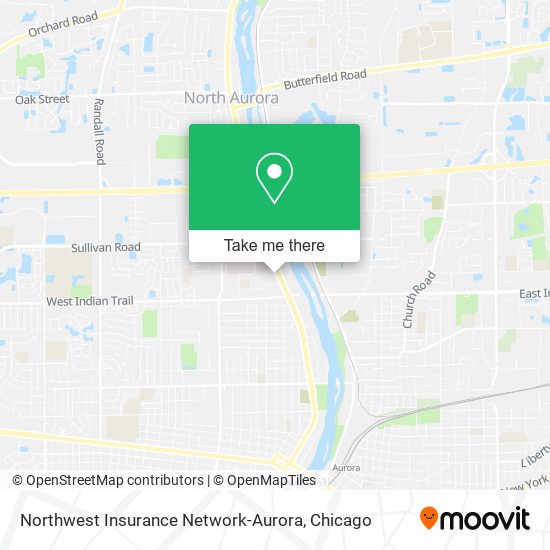 Mapa de Northwest Insurance Network-Aurora