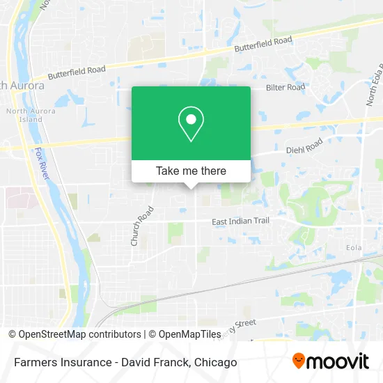 Farmers Insurance - David Franck map