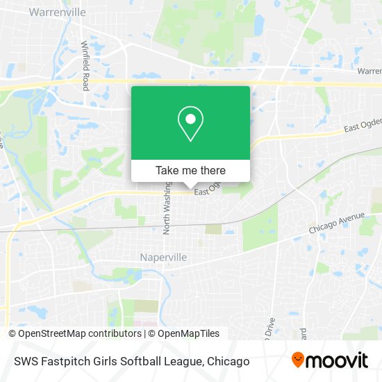 Mapa de SWS Fastpitch Girls Softball League