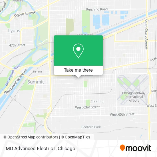 MD Advanced Electric I map