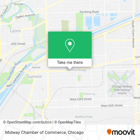 Midway Chamber of Commerce map