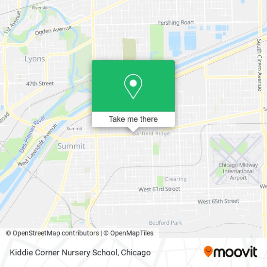 Kiddie Corner Nursery School map