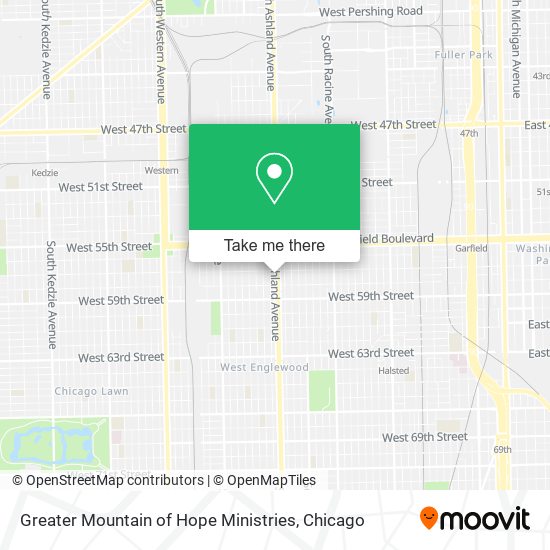 Greater Mountain of Hope Ministries map