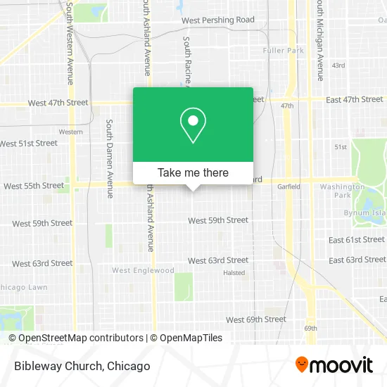 Bibleway Church map