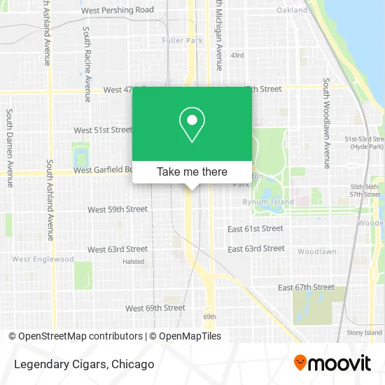 Legendary Cigars map