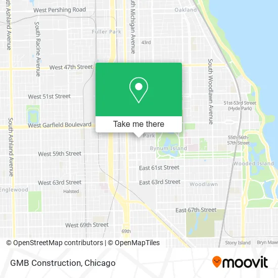 GMB Construction map