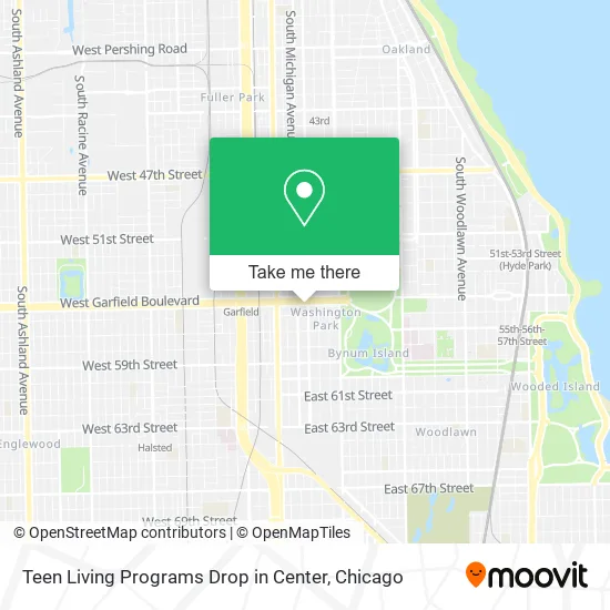 Mapa de Teen Living Programs Drop in Center